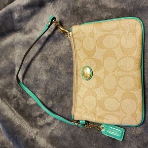 Coach Signature Wristlet